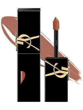 New! YSL The Inks Vinyl Cream Lip Stain, 614 - Brown Ignition